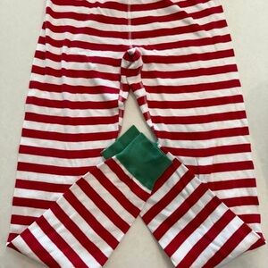 Hanna Andersson Festive Red and White Striped Pajamas